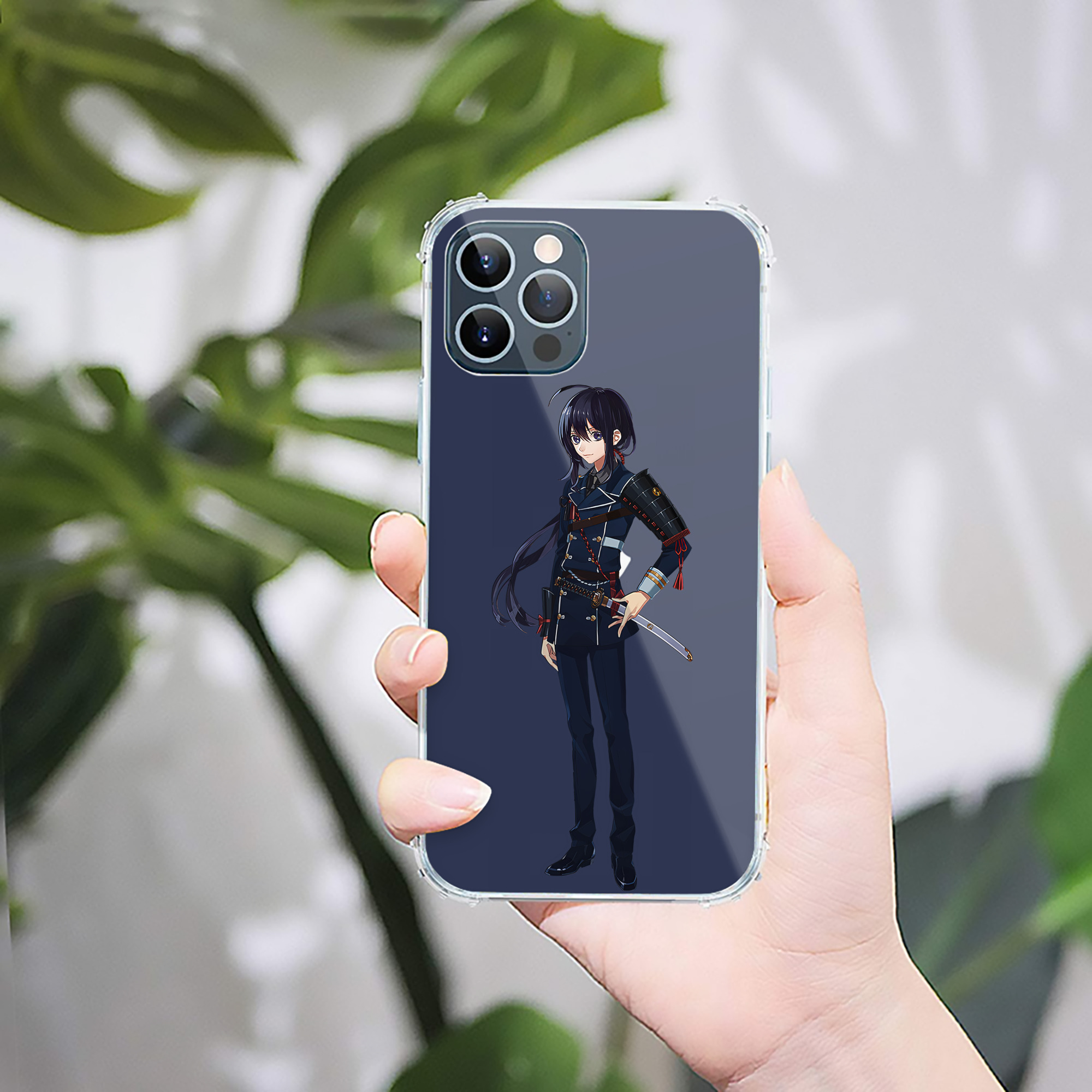 （画像用） 刀剣乱舞 Touken Ranbu 【iPhone 12シリーズ対応】透明スマホケース（クリアソフトケース）